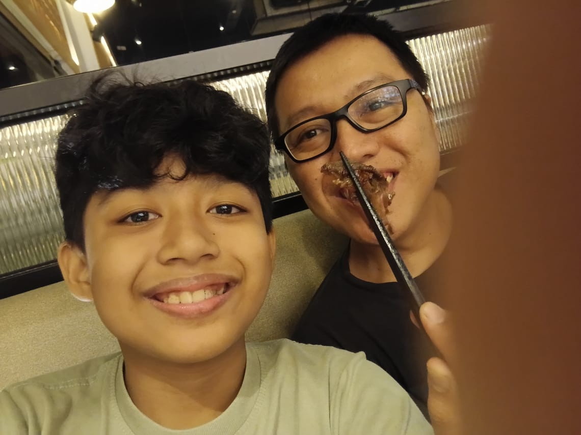 we both love yakiniku!